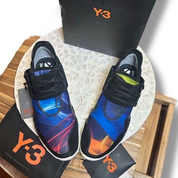 Adidas Y‑3 Retro Boost “Black Electric Blue” Yohji Yamamoto Boost Sneaker Men’s main image 14